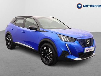 Begagnad Peugeot e-2008 GTi 100 kW (136 HK) 2023 Blå SUV