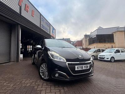 Used Peugeot 208 Allure 110 HP (80 kW) 2016 Black Hatchback