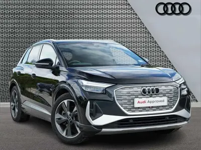 Used Audi Q4 e-tron S-Line 150 kW (204 HP) 2023 Black SUV