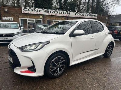 Used Toyota Yaris Hybrid Design 2021 White Hatchback