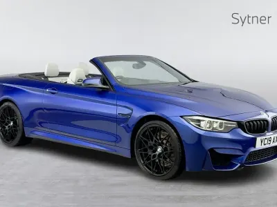 Used BMW M4 Competition Edition 444 HP (326 kW) 2019 Blue Cabriolet
