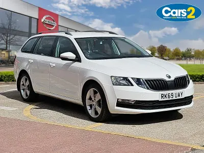 Used Skoda Octavia SE Drive 150 HP (110 kW) 2019 White Estate