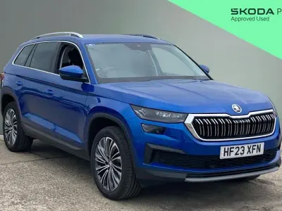 Used Skoda Kodiaq SE L Executive 150 HP (110 kW) 2023 Blue SUV