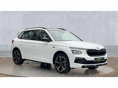 Used Skoda Kamiq Monte Carlo 150 HP (110 kW) 2025 Moon white metallic SUV
