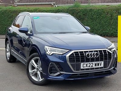 Blue Used 2022 Audi Q3 S-Line SUV | £23,998 (Fair price)