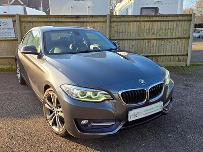 Used BMW 220 Sport Line 190 HP (139 kW) 2015 Grey Coupe