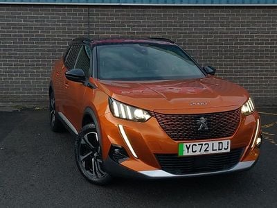 Used Peugeot e-2008 GTi 100 kW (136 HP) 2022 Orange SUV
