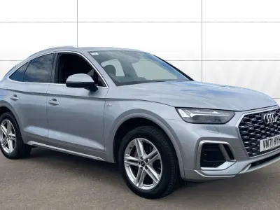 Used Audi Q5 S-Line 204 HP (150 kW) 2021 Silver SUV