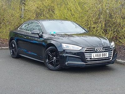 Begagnad Audi A5 S-Line 150 HK (110 kW) 2018 Svart Sportkupé