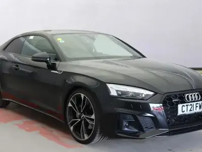 Used Audi A5 Comfort 204 HP (150 kW) 2021 Black Coupe