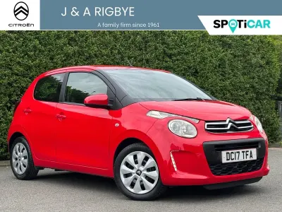 Usado Citroën C1 Feel 81 HP (59 kW) 2017 Vermelho Citadino
