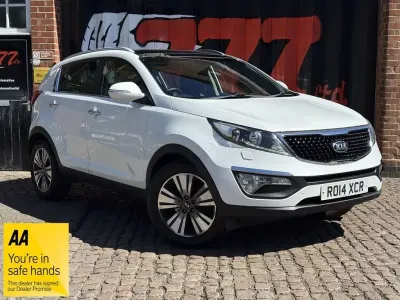 Używany Kia Sportage 114 KM (83 kW) 2014 Biały SUV