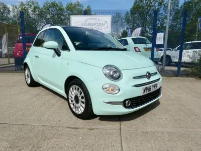 Used Fiat 500 Lounge 69 HP (50 kW) 2018 Green Hatchback