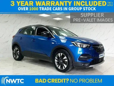 Used Vauxhall Grandland X Sport 130 HP (95 kW) 2019 Blue SUV