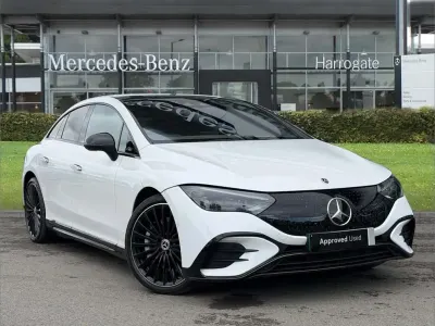 Used Mercedes EQE350 AMG line 214 kW (292 HP) 2025 White Sedan