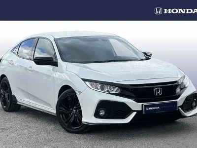 Used Honda Civic Sport 126 HP (92 kW) 2019 White Hatchback