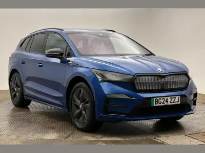 Used Skoda Enyaq iV vRS 245 kW (334 HP) 2024 Blue SUV