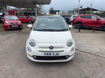Used Fiat 500 Lounge 69 HP (50 kW) 2016 White Hatchback