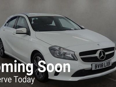 Used Mercedes A180 AMG line 2018 White Hatchback