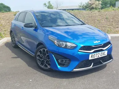 Used Kia Ceed GT-Line 158 HP (116 kW) 2022 Blue Hatchback