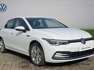 Used VW Golf VIII Style 130 HP (95 kW) 2020 White Hatchback