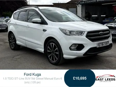 Used Ford Kuga ST-Line 120 HP (88 kW) 2018 White SUV
