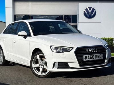 Used Audi A3 Sport 150 HP (110 kW) 2018 White Sedan