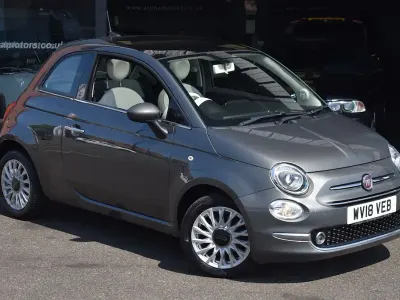 Used Fiat 500 Lounge 69 HP (50 kW) 2018 Grey Hatchback