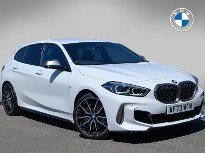 Used BMW M135 Shadowline 302 HP (222 kW) 2023 White Hatchback