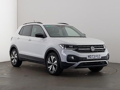 Used VW T-Cross Black Edition 110 HP (80 kW) 2023 White SUV