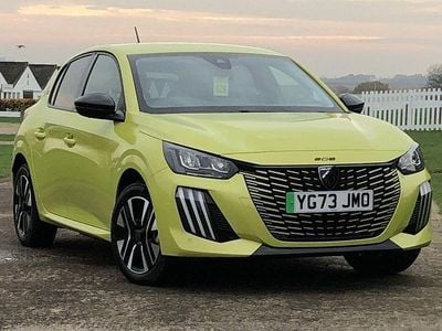 Yellow Used 2024 Peugeot e-208 Style Hatchback | £13,595 (Good price)