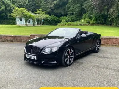 Used Bentley Continental GT Convertible 521 HP (383 kW) 2014 Black Cabriolet