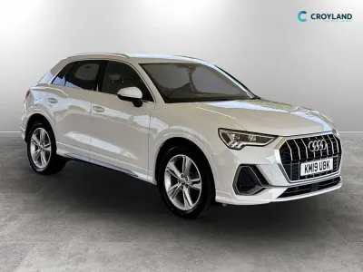 Used Audi Q3 S-Line 150 HP (110 kW) 2019 White SUV