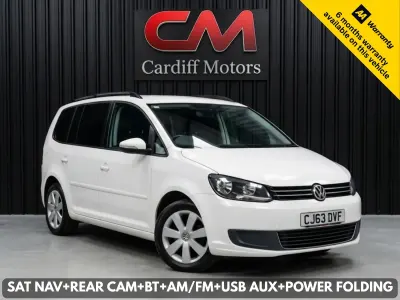 Used VW Touran SE 140 HP (102 kW) 2013 White MPV