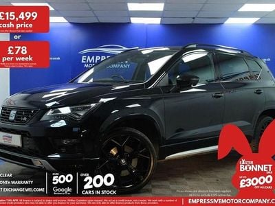 Used Seat Ateca Black Edition 150 HP (110 kW) 2020 Black SUV