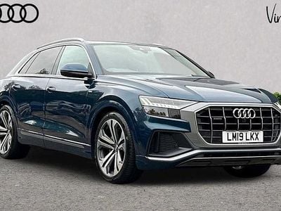 Blue Used 2019 Audi Q8 S-Line SUV | £35,900 (Good price)