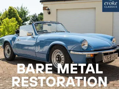 Used Triumph Spitfire 75 HP (55 kW) 1973 Blue Cabriolet