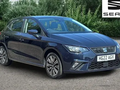 Used Seat Ibiza SE Technology 80 HP (58 kW) 2022 Blue Hatchback