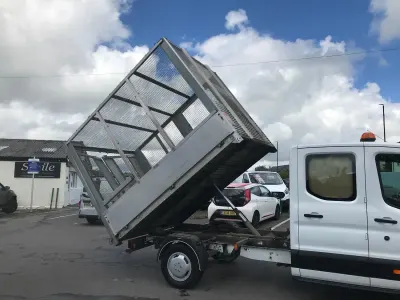 Used Ford Transit 130 HP (95 kW) 2020 White Cabriolet