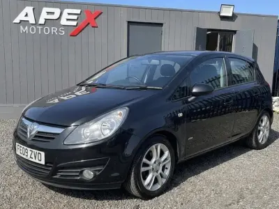Used Vauxhall Corsa 2009 Black Hatchback