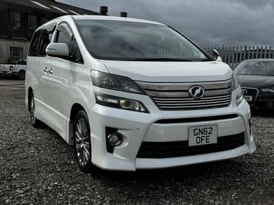 used Toyota Alphard Vellfire2.4 PETROL Dec 2012(62) ULEZ FREE,7 SEATERS