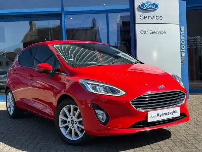 Usado Ford Fiesta Titanium 2020 Vermelho Citadino