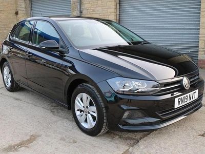 Used VW Polo Edition 95 HP (69 kW) 2019 Black Hatchback