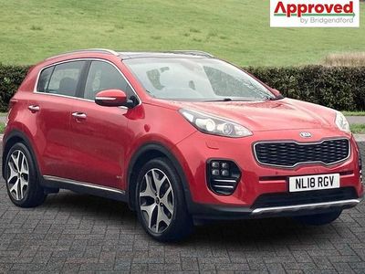 Used Kia Sportage GT-Line S 182 HP (133 kW) 2018 Red SUV