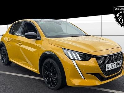 Yellow Used 2022 Peugeot 208 Premium Hatchback | £15,670 (Fair price)