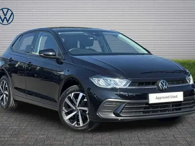 Used VW Polo Match 95 HP (69 kW) 2025 Black Hatchback