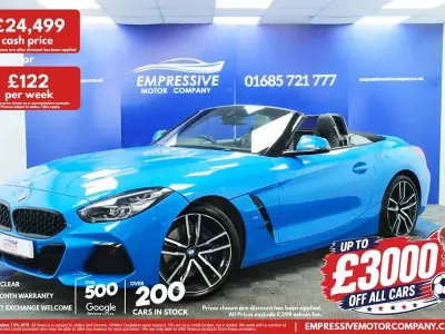 Used BMW Z4 M Sport 258 HP (189 kW) 2019 Blue Cabriolet