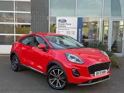 Used Ford Puma Titanium 100 HP (73 kW) 2020 Red SUV