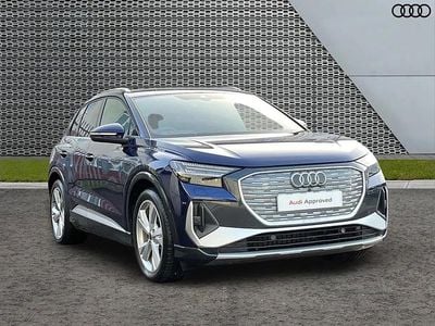 Used Audi Q4 e-tron S-Line 206 kW (281 HP) 2024 Blue SUV