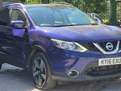 Begagnad Nissan Qashqai N-TEC 130 HK (95 kW) 2016 Blå SUV